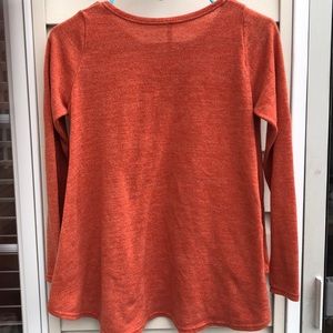 Orange flared shirt SJ company medium